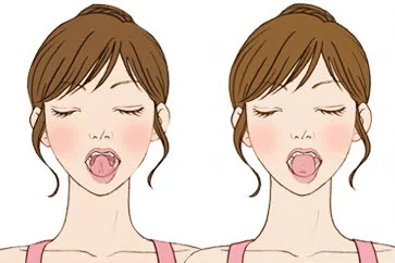 혀끝 입천장에 대기 동작 그림